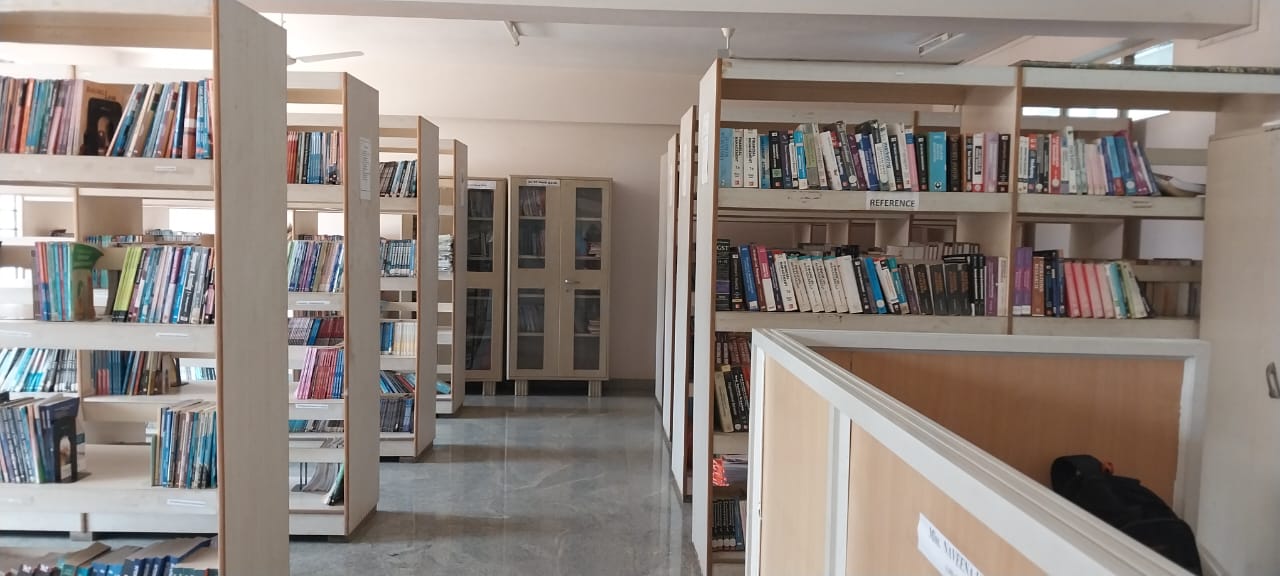 Florence Degree College Library reading area